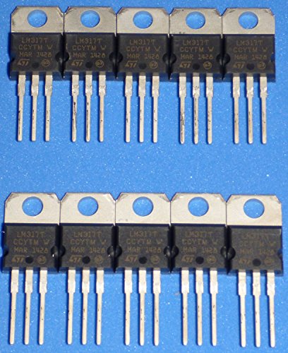 10x Spannungsregler LM317T +1,2...+37V 1,5A TO-220 STMicroelectronics (elpohl ®) als Bauteil von elpohl