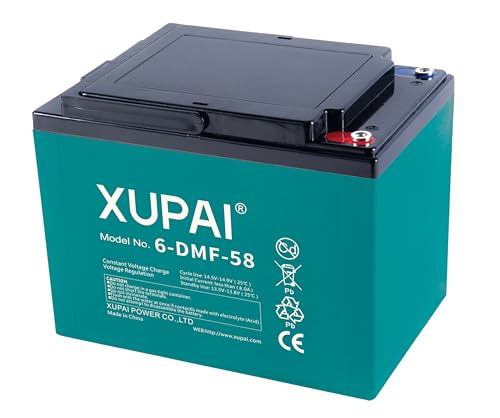 Blei-Gel-Akku A1, 12V 58Ah Blei Gel Akku, Acid, 12V AGM Batterie, Profi Blei-Batterie Kabinenroller Solar Boot Elektromobil Rollstuhl, Agm Solarbatterie ersetzt 38Ah 40Ah 45Ah Blei-Gel-Akku A1, 12V 58Ah Blei Gel Akku, Acid, 12V AGM Batterie, Profi Blei-Batterie Kabinenroller Solar Boot Elektromobil Rollstuhl, Agm Solarbatterie ersetzt 38Ah 40Ah 45Ah von elrofu