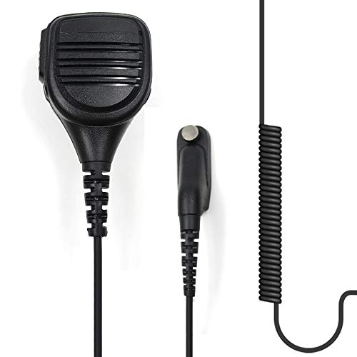Lautsprecher-Mikrofon mit verstärktem Kabel, Ersatz für Motorola Radios MOTOTRBO APX1000 APX4000 APX6000 APX7000 APX8000 XPR6350 6550 7350 7550 6300 6380 6500 6580, 2 Stück DP 3400 3600 von elxjar