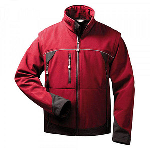 elysee® Herren Softshelljacke 2-in-1 "SIGMA" rot Größe M von elysee®