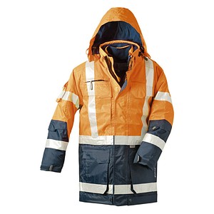 elysee® Herren Warnjacke WALLACE orange, marine Größe 2XL von elysee®