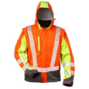 elysee® unisex Warnjacke ATANAS orange, gelb Größe 4XL von elysee®