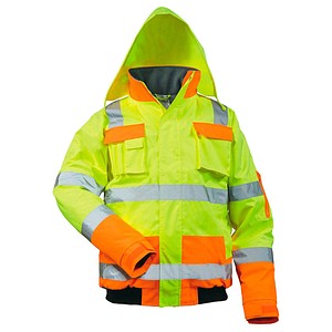 elysee® unisex Warnjacke MATS gelb, orange Größe XL von elysee®