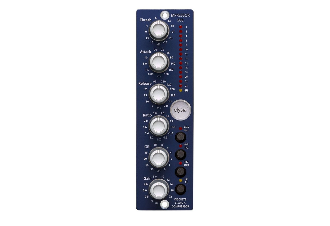 elysia Audio-Wandler, (mpressor 500, Studio Hardware, Dynamikbearbeitung), mpressor 500 - Dynamik Prozessor von elysia
