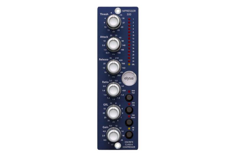 elysia Audio-Wandler, (mpressor 500, Studio Hardware, Dynamikbearbeitung), mpressor 500 - Dynamik Prozessor von elysia