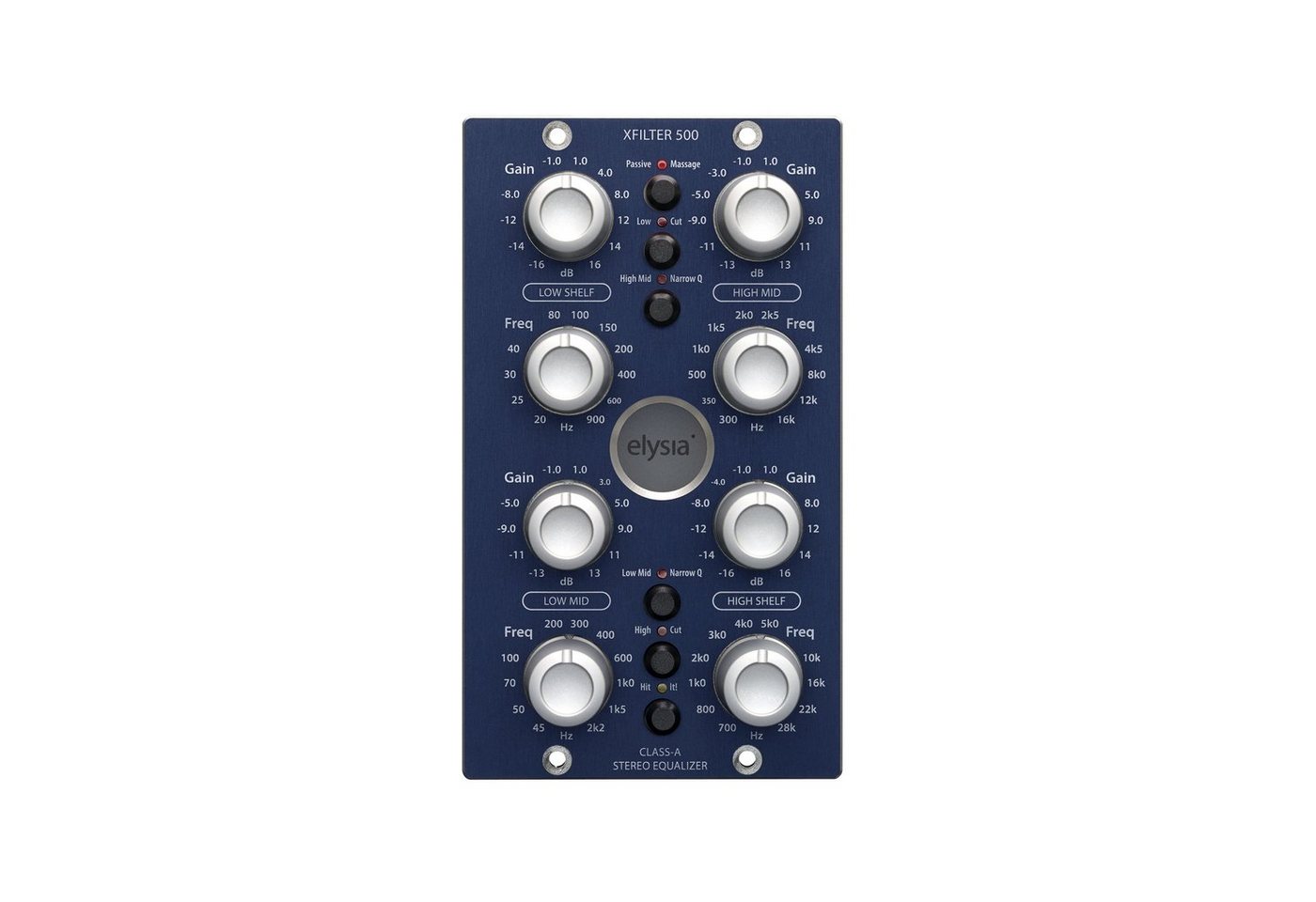 elysia Audio-Wandler, (xfilter 500, Studio Hardware, Equalizer), xfilter 500 - Equalizer von elysia