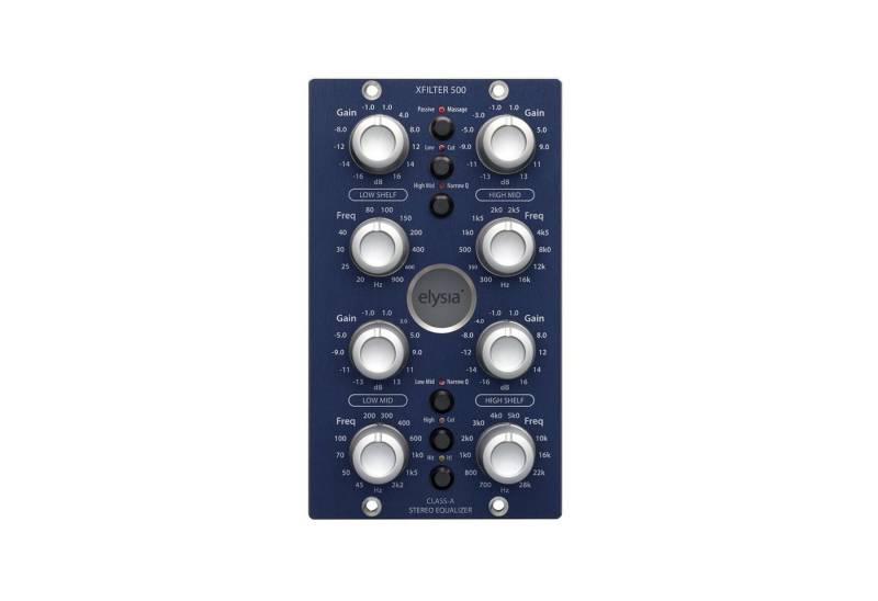 elysia Audio-Wandler, (xfilter 500, Studio Hardware, Equalizer), xfilter 500 - Equalizer von elysia