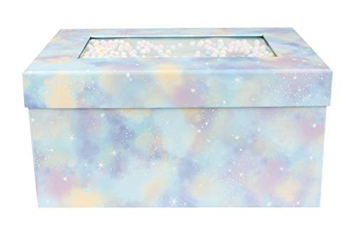 Emartbuy Geschenkbox, 28 x 18 x 13 cm, Blaues Pastell Box Mit Deckel Und Kugeln Dekoration Emartbuy Geschenkbox, 28 x 18 x 13 cm, Blaues Pastell Box Mit Deckel Und Kugeln Dekoration von emartbuy