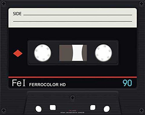 empireposter 80s Tape - Mousepad Grösse 24x19 cm - EPDM-Kautschuk, fest, elastisch, abriebsicher, PVC-frei von empireposter
