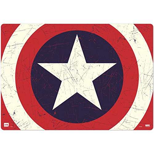 empireposter Captain America - Shield - Schreibtischunterlage ca. 35x50 cm, abwischbar - Lizenz-Unterlage, Tischunterlage, Schreibunterlage von empireposter