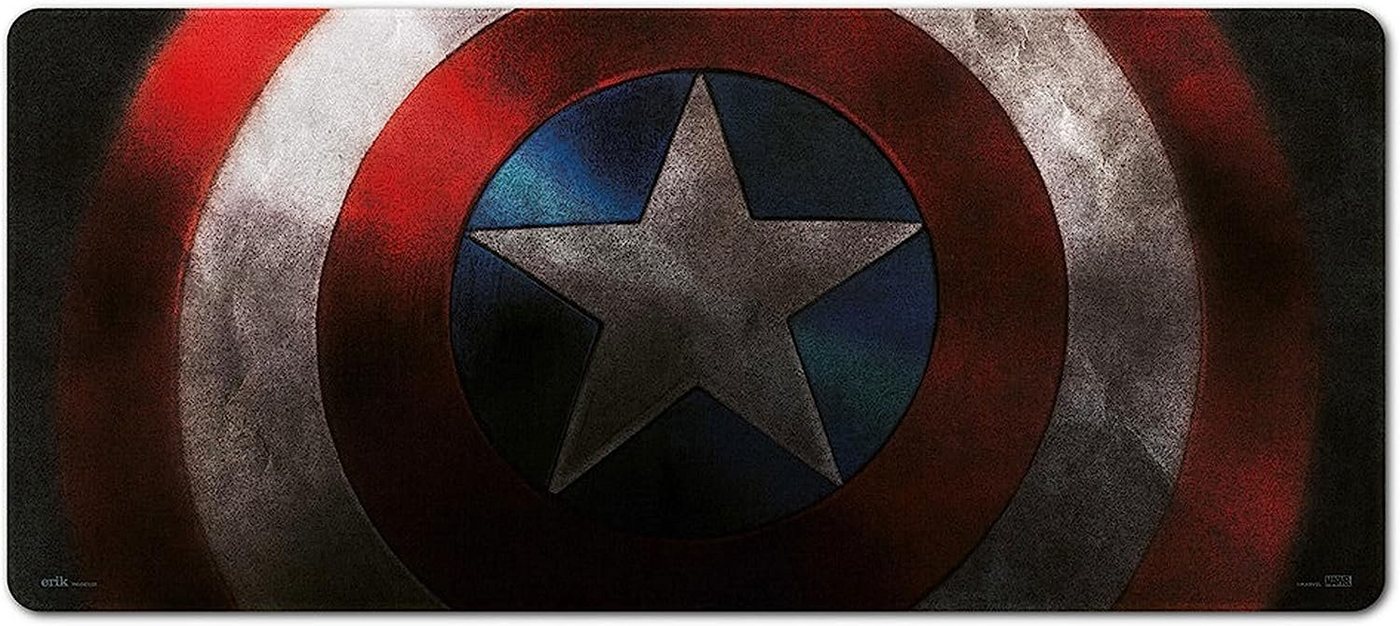 empireposter Gaming Mauspad XXL Mousepad - Captain America - extra groß - 80x35 cm (1-St) von empireposter