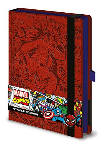 empireposter Marvel - Retro - Spiderman - Offizielles Lizenz-Notizbuch im handlichen A5 Format - Größe 15x21 cm von empireposter