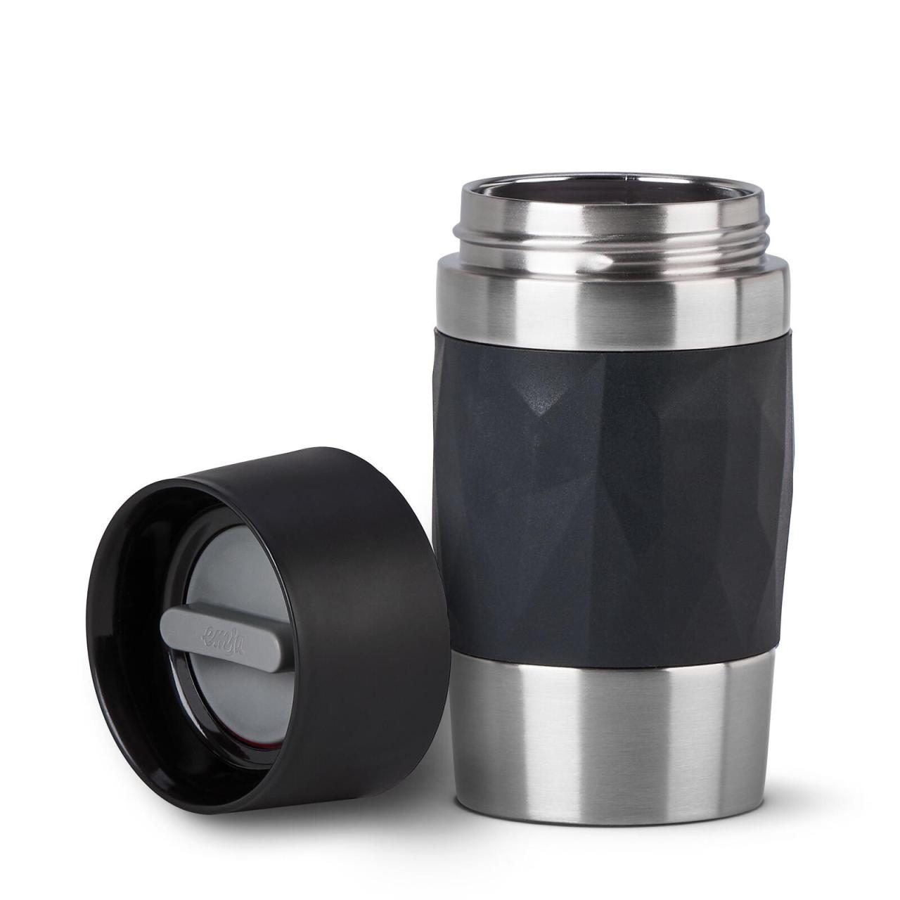 emsa Isolierbecher Travel Mug Compact 0,3 l schwarz von emsa