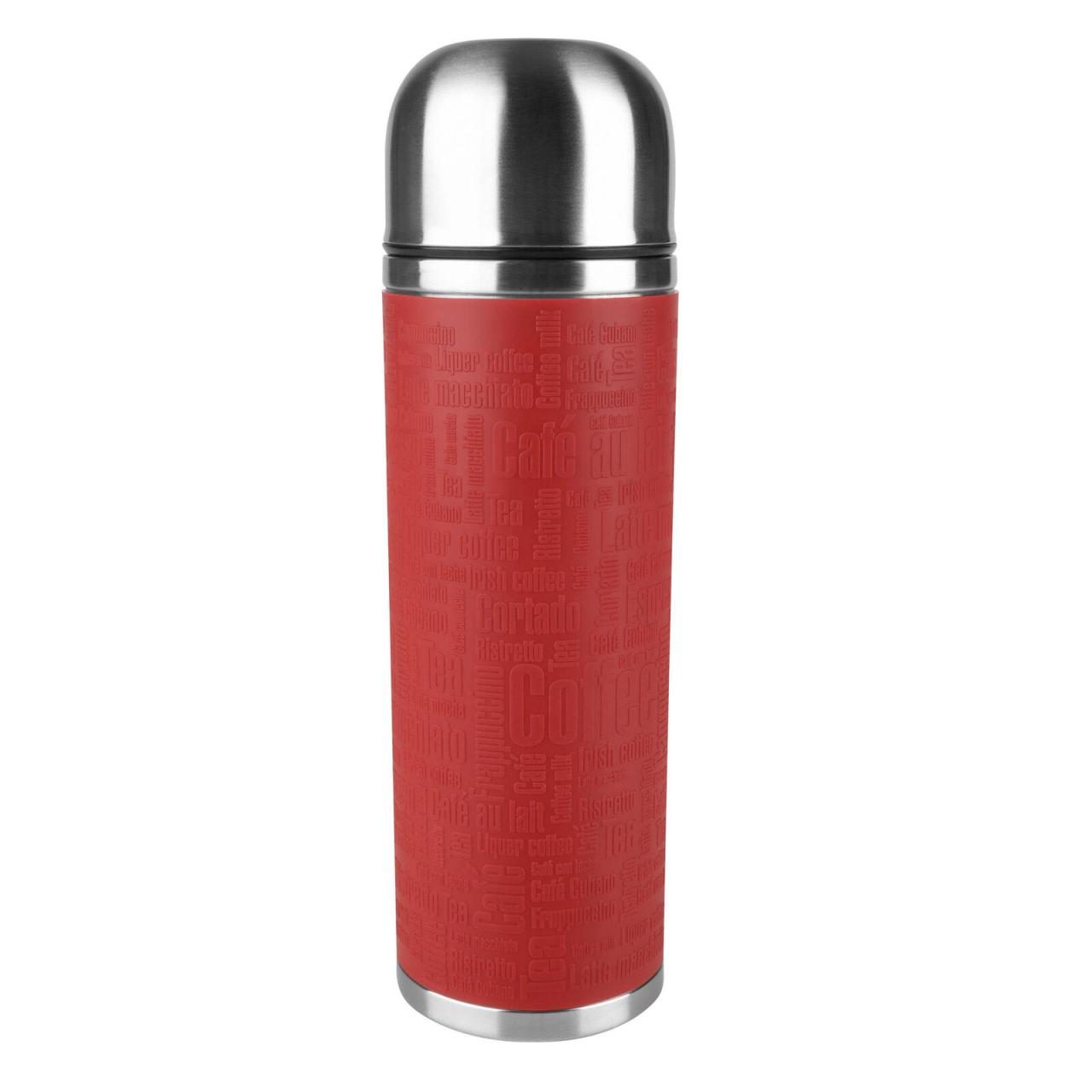 emsa Isolierflasche Senator Sleeve 1,0 l rot von emsa