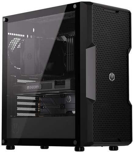 Endorfy Regnum 400 Air Midi-Tower PC-Gehäuse Schwarz 4 vorinstallierte Lüfter, Seitenfenster, Stau Endorfy Regnum 400 Air Midi-Tower PC-Gehäuse Schwarz 4 vorinstallierte Lüfter, Seitenfenster, Stau von endorfy