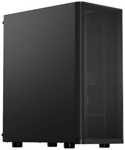 Endorfy Ventum 200 Solid Midi-Tower PC-Gehäuse Schwarz 1 vorinstallierter Lüfter, Staubfilter von endorfy