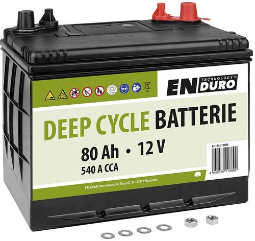 Enduro 80Ah Versorgungsbatterie von enduro