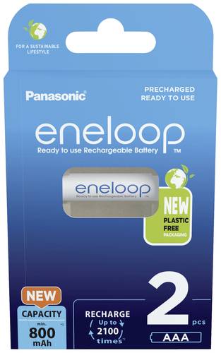 Eneloop HR03 Micro (AAA)-Akku NiMH 800 mAh 1.2V 2St. von eneloop