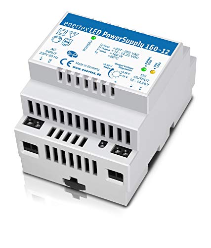 enertex LED PowerSupply 160-12, 12V 160W 13,3A, LED Hutschienen Netzteil von enertex bayern gmbh
