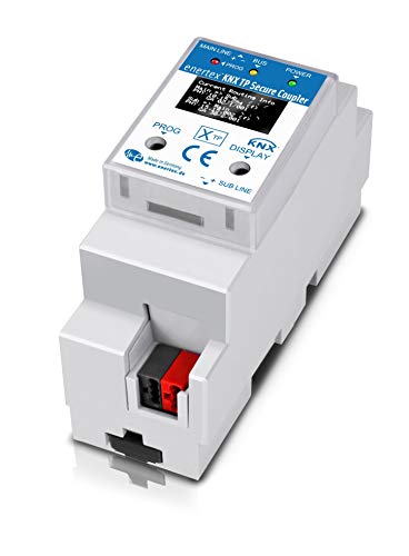 enertex KNX TP Secure Coupler - 2TE KNX TP Secure Linienkoppler von enertex