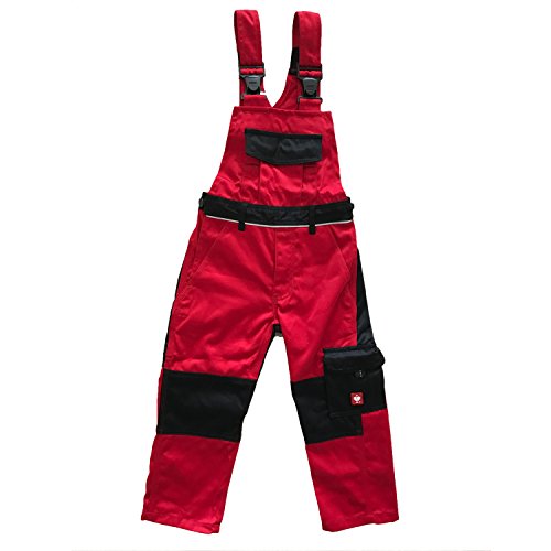 Engelbert Strauss Kinder Latzhose e.s. image, Farbe:rot/schwarz, GröÃŸe:146/152 von engelbert strauss GmbH & Co. KG