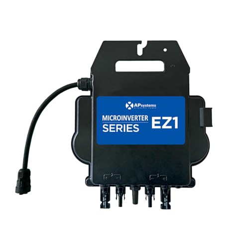 APsystems EZ1-M 800W Mikrowechselrichter mit WLAN & Bluetooth auf 600Watt gedrosselt, PV VDE Zertifiziert, Plug & Play Wechselrichter ideal für Balkonkraftwerk von enjoy solar