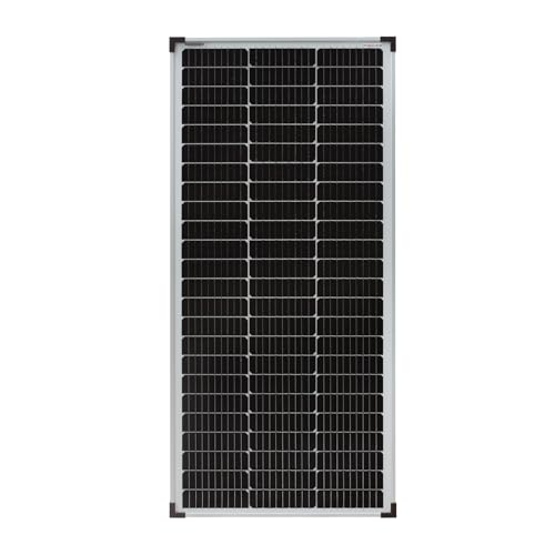 enjoy solar® 100W 36V Monokristallines Solarmodul, ideal für autarke 24V PV-Anlagen in Garten, Wohnmobil, Yacht, Boot und Offgrid-Systemen von enjoy solar