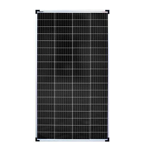 enjoy solar® Mono 150W 36V Monokristallin Solarmodul Solarpanel ideal für 24V Gartenhäuse Wohnmobil Caravan Boot (Mono 150W 36V) von enjoy solar