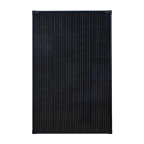 enjoy solar® Monokristallines Solar panel deal für Wohnmobil, Gartenhäuse, Boot (Mono 170W Black) von enjoy solar