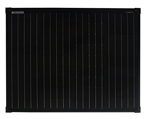 enjoy solar® Monokristallines Solar Panel Deal für Wohnmobil, Gartenhäuse, Boot (Mono 50W Black) von enjoy solar