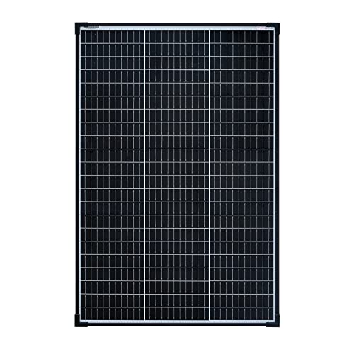 enjoy solar 36V Monokristallines Solarmodul, 182mm Solarzellen 10 Busbars Solarpanel ideal für Wohnmobil, Balkonanlage, Gartenhäuse, Boot (100, watts) von enjoy solar