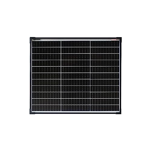 enjoy solar 50W 12V Monokristallines Solarmodul, 182mm Solarzellen 10 Busbars Solarpanel ideal für Wohnmobil, Balkonanlage, Gartenhäuse, Boot von enjoy solar