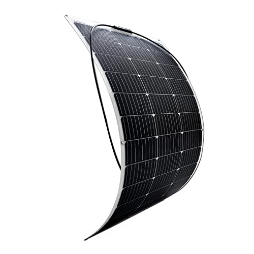 enjoy solar ETFE Marine 110W 12V Semiflexibles Solarpanel Solarmodul Photovoltaikmodul, PERC 166 * 166mm Solarzellen mit 9 Busbars, ideal für Wohnmobil, Yacht und Boot von enjoy solar