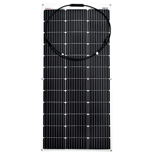 enjoy solar ETFE Marine 110W 12V Semiflexibles Solarpanel Solarmodul Photovoltaikmodul, PERC 166 * 166mm Solarzellen mit 9 Busbars, ideal für Wohnmobil, Yacht und Boot von enjoy solar