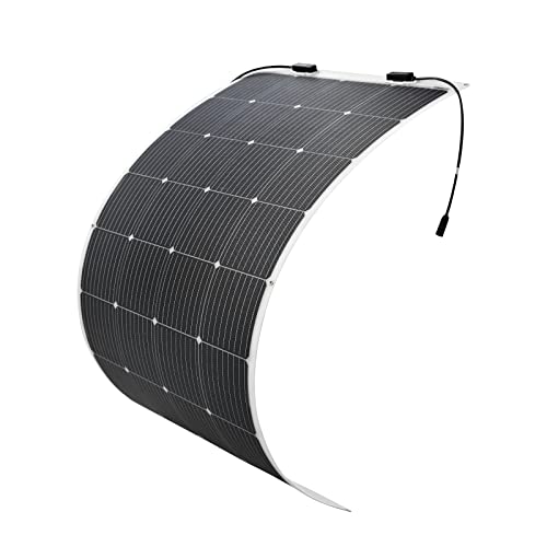 enjoy solar ETFE Marine 200W 12V Semiflexibles Solarpanel Solarmodul Photovoltaikmodul, PERC 166 * 166mm Solarzellen mit 9 Busbars, ideal für Wohnmobil, Yacht und Boot von enjoy solar