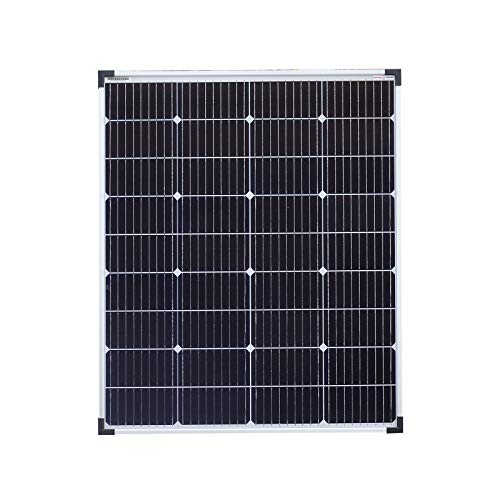 enjoy solar PERC Mono 100W XL 12V Solarpanel Solarmodul Photovoltaikmodul, 166mm*166mm Monokristalline Solarzelle mit 9 Busbars, ideal für Wohnmobil, Gartenhäuse, Boot von enjoy solar