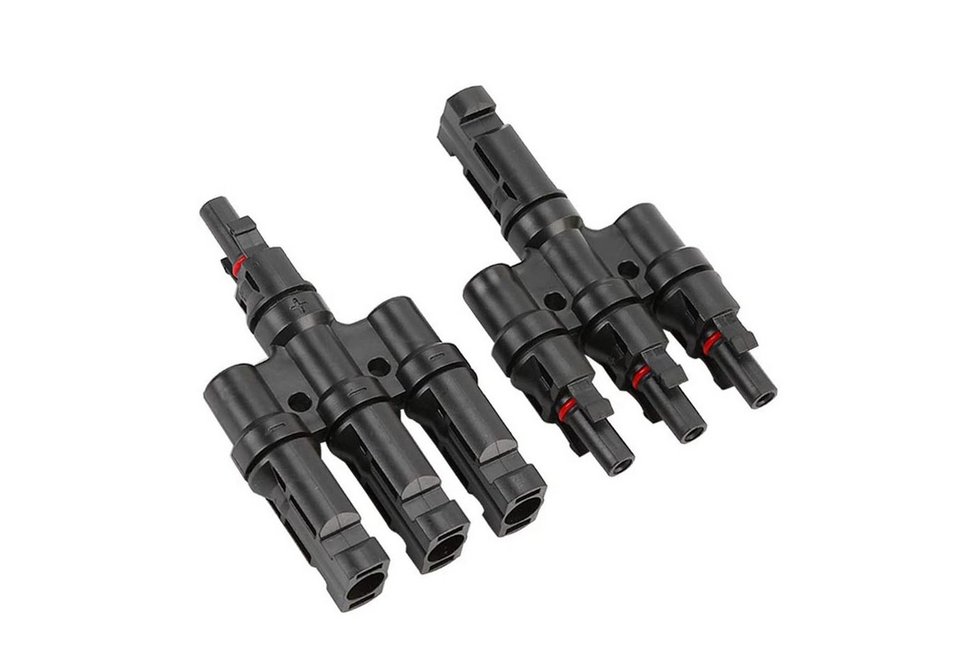 enjoy solar Wechselrichter Solarstecker Stecker+Buchse/ Y-Verteiler/3/4Fach mit Kabelverlängerung, (Max. 30A, -40°bis 85° C, Max. Spannung: 1000 V), IP67 Kabelstecker Solarstecker männ.-/weiblich für 4mm²/ 6mm²/10mm² von enjoy solar