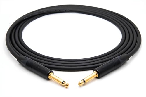 enoaudio Mogami 2524 Instrument Kabel | Neutrik Gold 6,3mm TS klinke | HiFi, 2,0 m von enoaudio