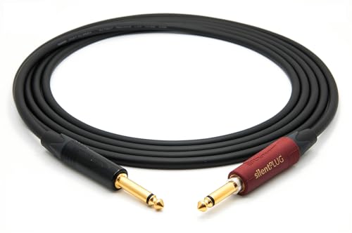 enoaudio Mogami 2524 Instrument Kabel | Neutrik Gold Silent Switch 6,3mm TS klinke - 6,3mm TS klinke | HiFi, 1,0 m von enoaudio