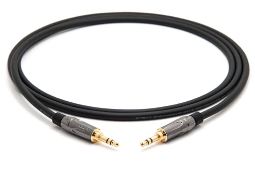 enoaudio Mogami 2893 Quad HiFi Audio Miniklinke Kabel | Amphenol Gold 3,5 mm Stereo-Klinke (Miniklinke), 1,0 m von enoaudio