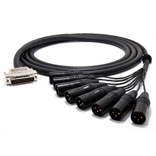 enoaudio Mogami 2932 8 Multicore Analog Kabel Breakout | Gold D-Sub 25 - Neutrik XLR male | HiFi, 0,5 m enoaudio Mogami 2932 8 Multicore Analog Kabel Breakout | Gold D-Sub 25 - Neutrik XLR male | HiFi, 0,5 m von enoaudio