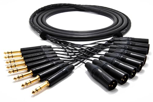 enoaudio Mogami 2932 8 Multicore Analog Kabel | Neutrik Gold XLR male - Neutrik 6,3mm TRS klinke | HiFi, 2,0 m enoaudio Mogami 2932 8 Multicore Analog Kabel | Neutrik Gold XLR male - Neutrik 6,3mm TRS klinke | HiFi, 2,0 m von enoaudio