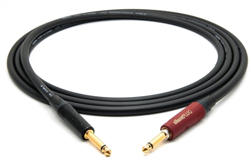 enoaudio Mogami 3368 Professionel Gitarre Bass Kabel Instrument | Neutrik Gold Silent Switch TS klinke - TS klinke | HiFi, 1,5 m von enoaudio