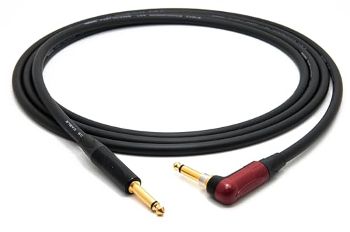 enoaudio Mogami 3368 Professionel Gitarre Bass Kabel Instrument | Neutrik Gold Silent Switch TS winkelklinke - TS klinke | HiFi, 1,5 m enoaudio Mogami 3368 Professionel Gitarre Bass Kabel Instrument | Neutrik Gold Silent Switch TS winkelklinke - TS klinke | HiFi, 1,5 m von enoaudio