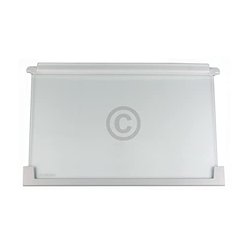 Einlegeboden aus Glas für Kühlschrank kompatibel mit Glasplatte AEG 225153106/3 auch für KühlGefrier Kombination475x305 mm von ensipart