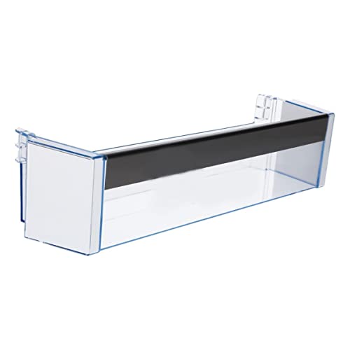 ensipart Flaschenfach kompatibel/Ersatz wie Bosch 11036811 transparentes Abstellfach für Kühlschrank Türfach 437x95x115mm von ensipart
