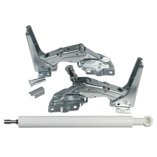 ensipart Türdämpfer und Türscharnier für Kühlschrank kompatibel mit/Ersatz wie Liebherr 9590166 Set für oben und unten von ensipart