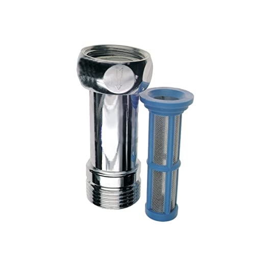 ensipart Wasserfilter zum Anschluss für Waschmaschine und Geschirrspülmaschine Langzeit-Wasserfilter mit 3/4" Anschluss ensipart Wasserfilter zum Anschluss für Waschmaschine und Geschirrspülmaschine Langzeit-Wasserfilter mit 3/4" Anschluss von ensipart