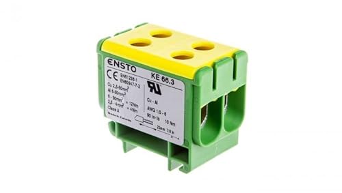 Verteilerklemme gelb/grün Al/Cu 6-50mm2 KE-66.3 ensto 6418677191961 von ensto
