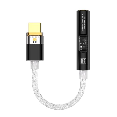 eppfun USB DAC Kopfhörer Verstärker, 32bit/384kHz Type-C to 3,5 mm für USB-C Smartphones PC/Laptops/Player eppfun USB DAC Kopfhörer Verstärker, 32bit/384kHz Type-C to 3,5 mm für USB-C Smartphones PC/Laptops/Player von eppfun
